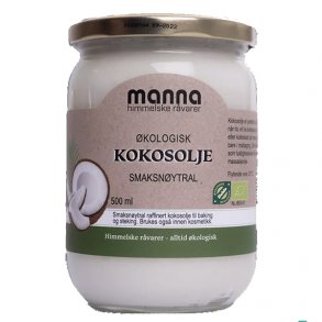 Manna Kokosolje, smaksnytral
