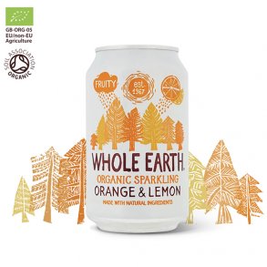 Whole Earth Organic Sparkling Orange & Lemon